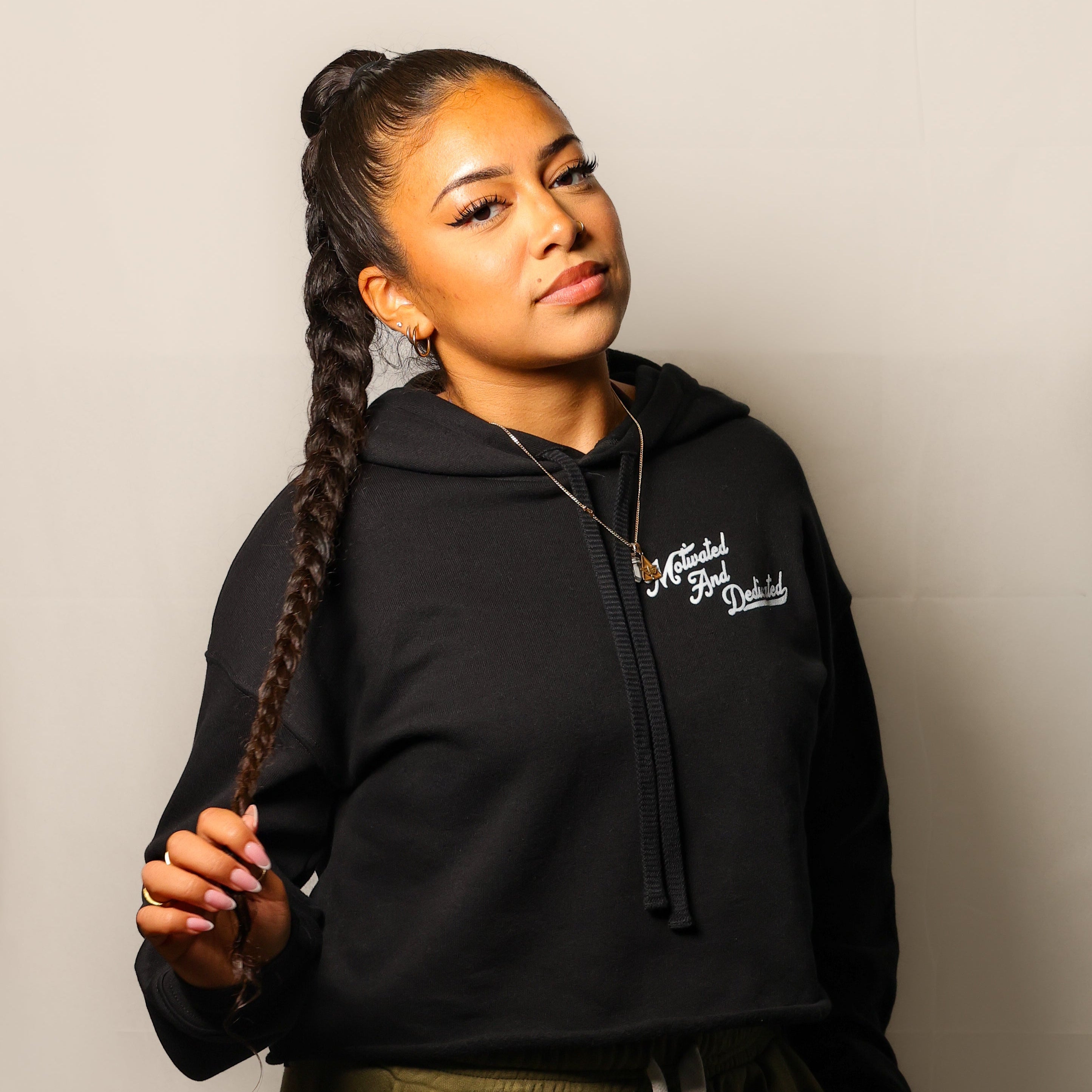 Women’s cropped hoodie