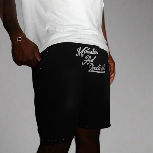 Rhinestone Sweat shorts