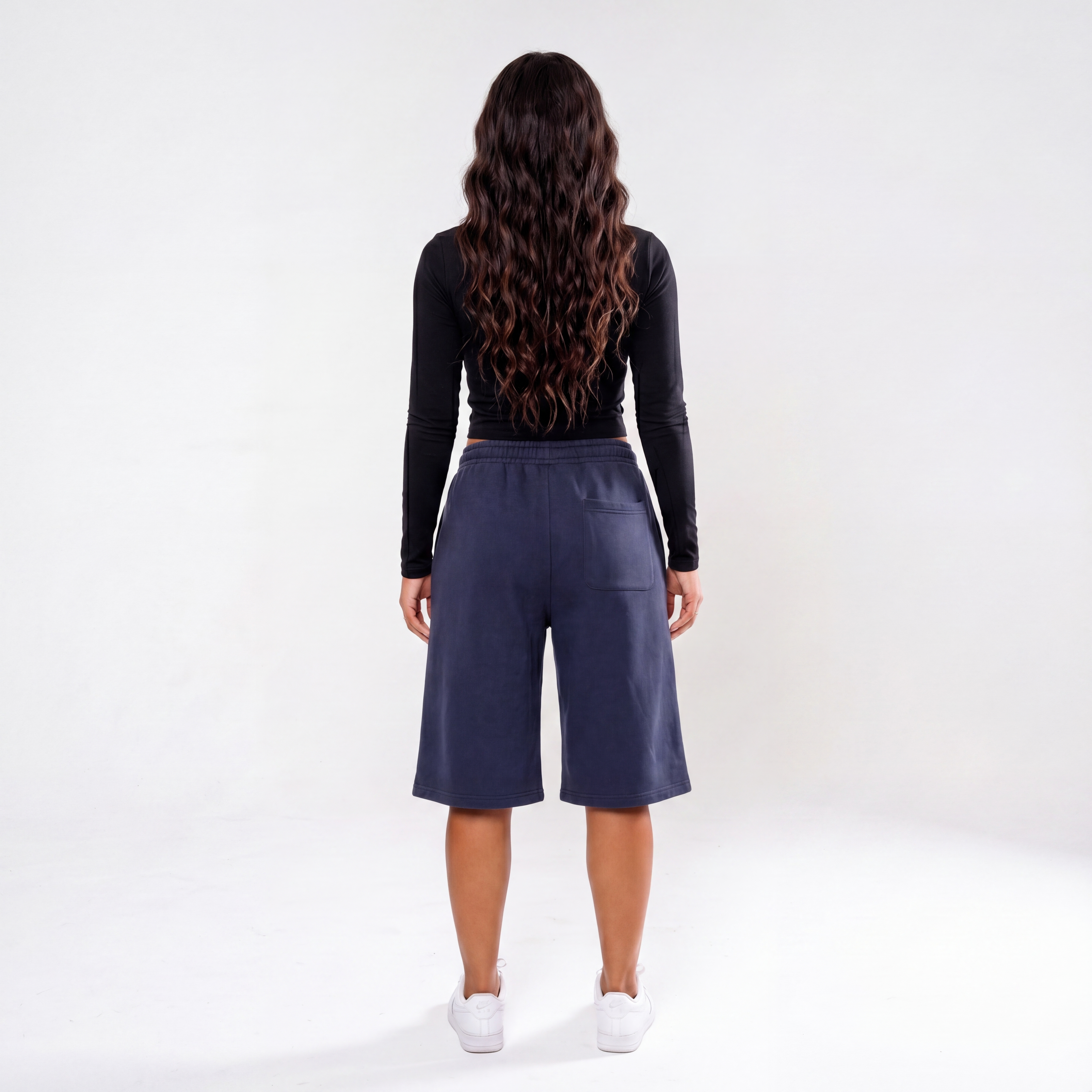 Hunger Baggy Shorts Navy